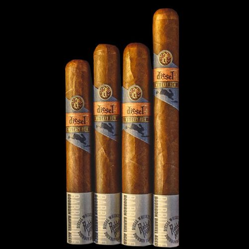 Nova linha de charutos diesel usa tabaco envelhecido em barris de Bourbon
