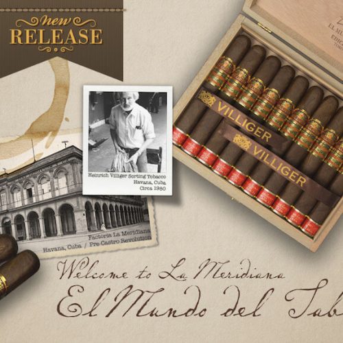 Charutos Villiger Apresenta o Villiger La Meridiana ao Consumidor dos EUA